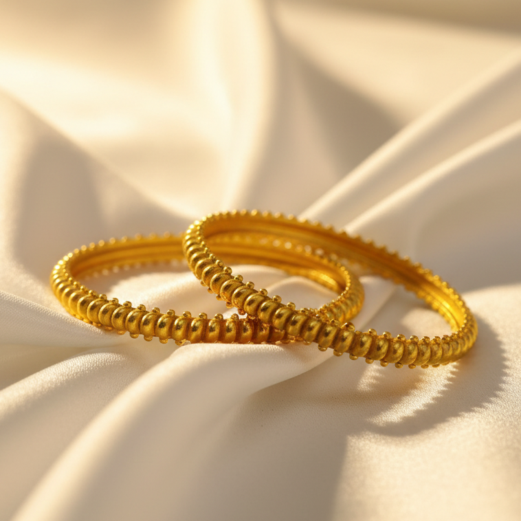 Golden bangles