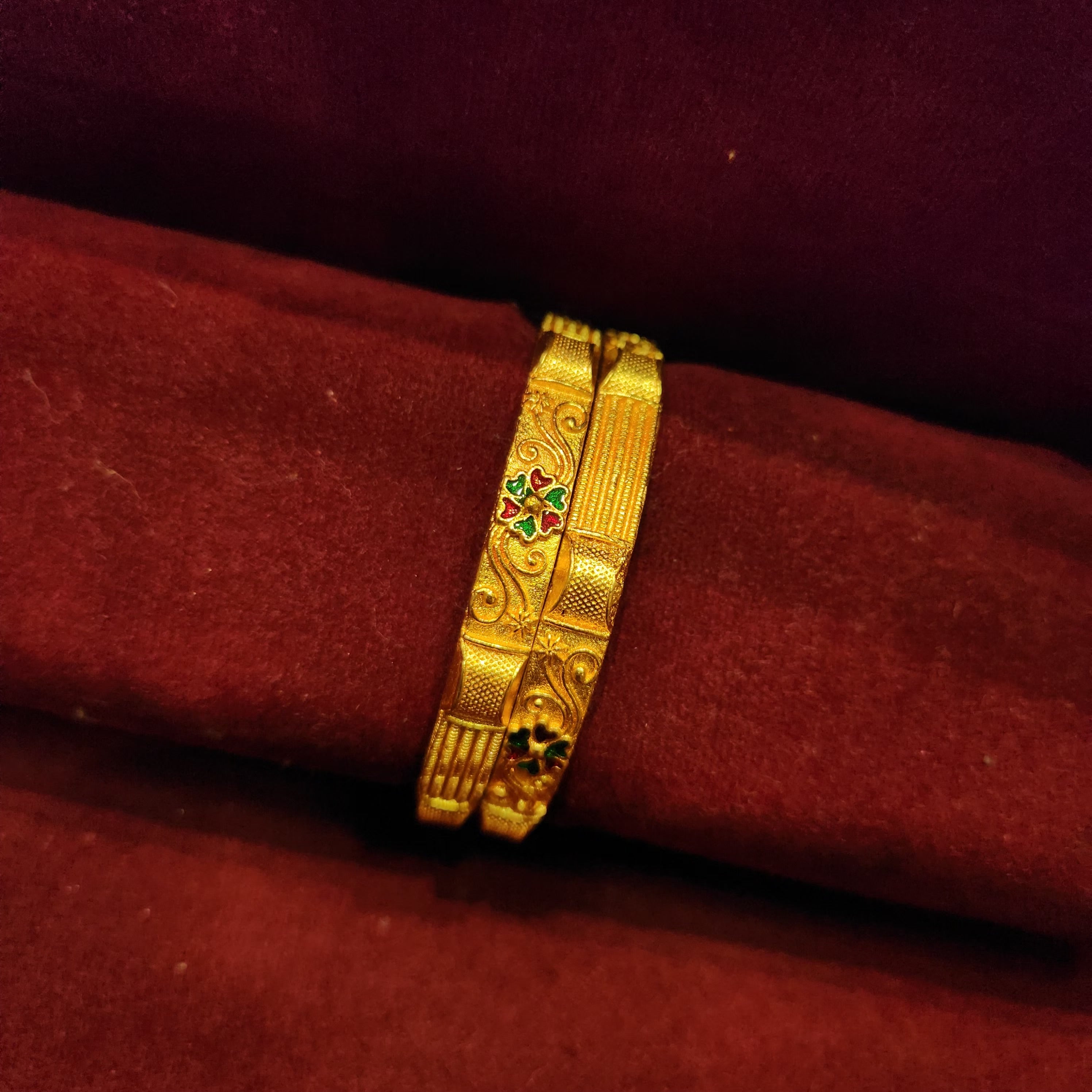 Golden bangles