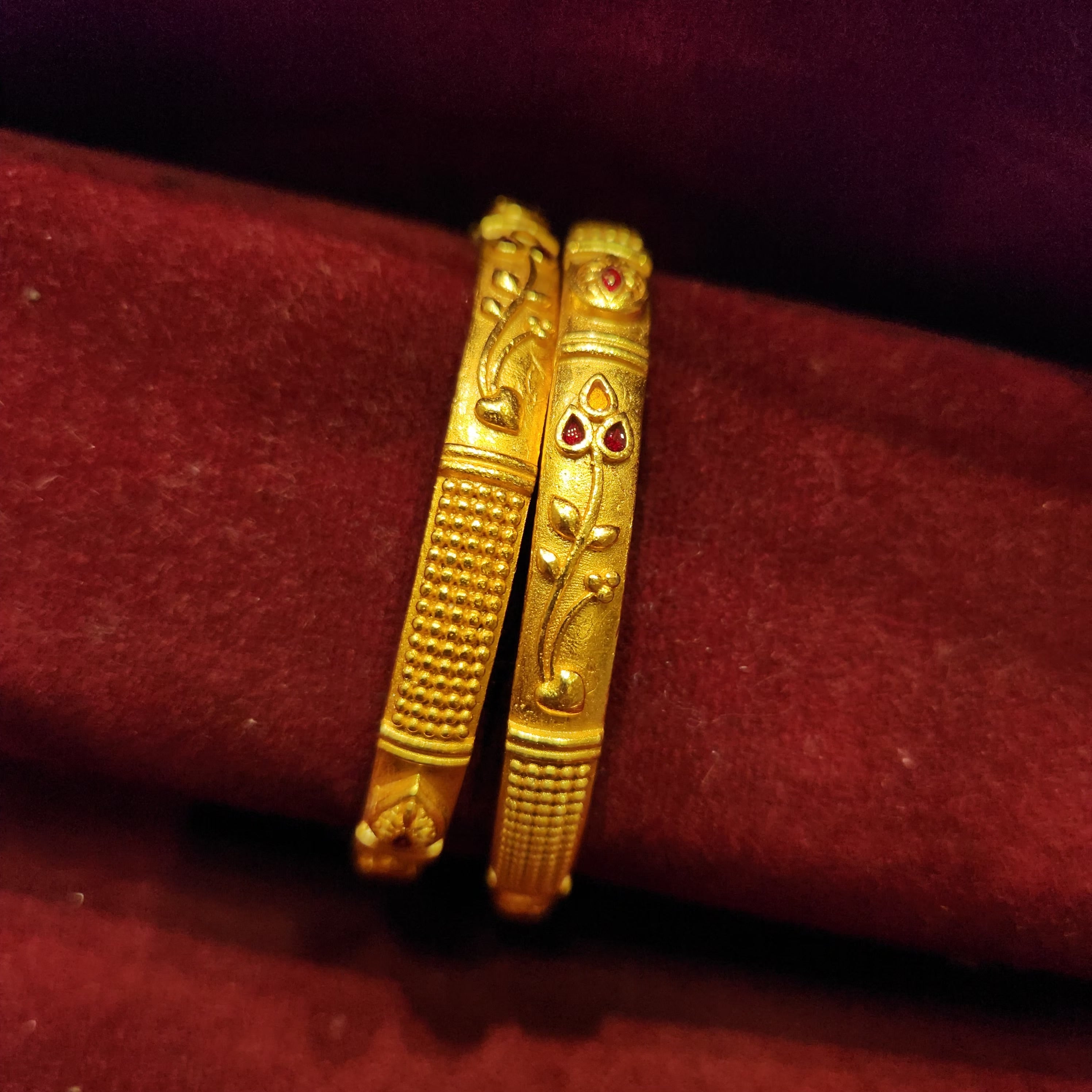 Golden bangles