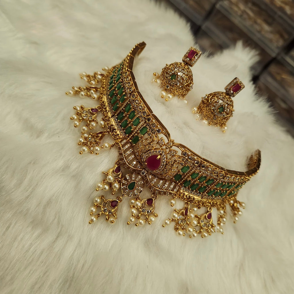 Cz choker set