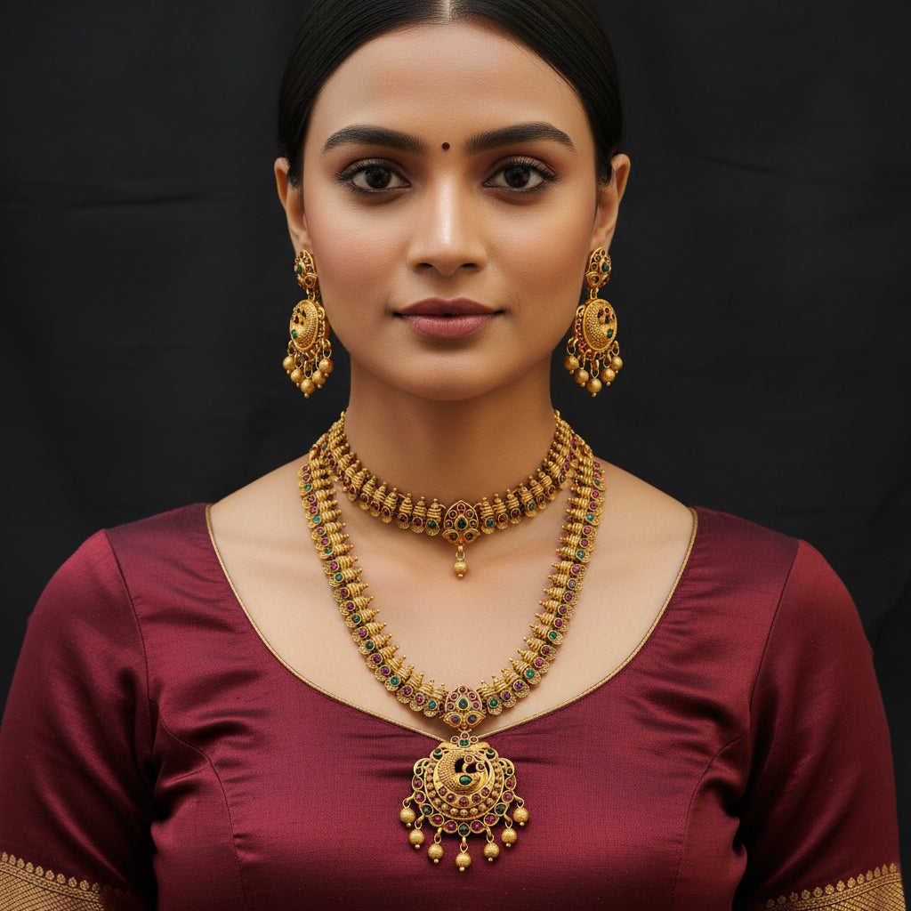 Mate South Indian bridal set