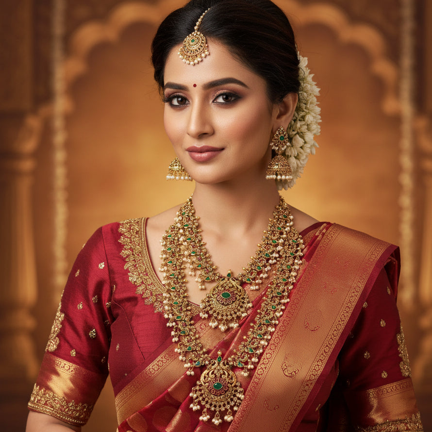 Mate South Indian bridal set