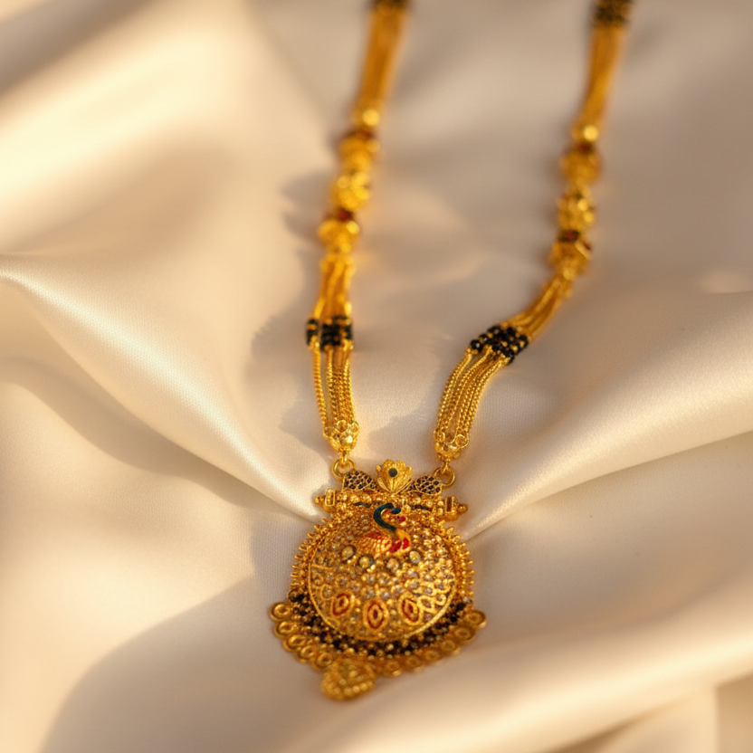 Forming fancy mangalsutra