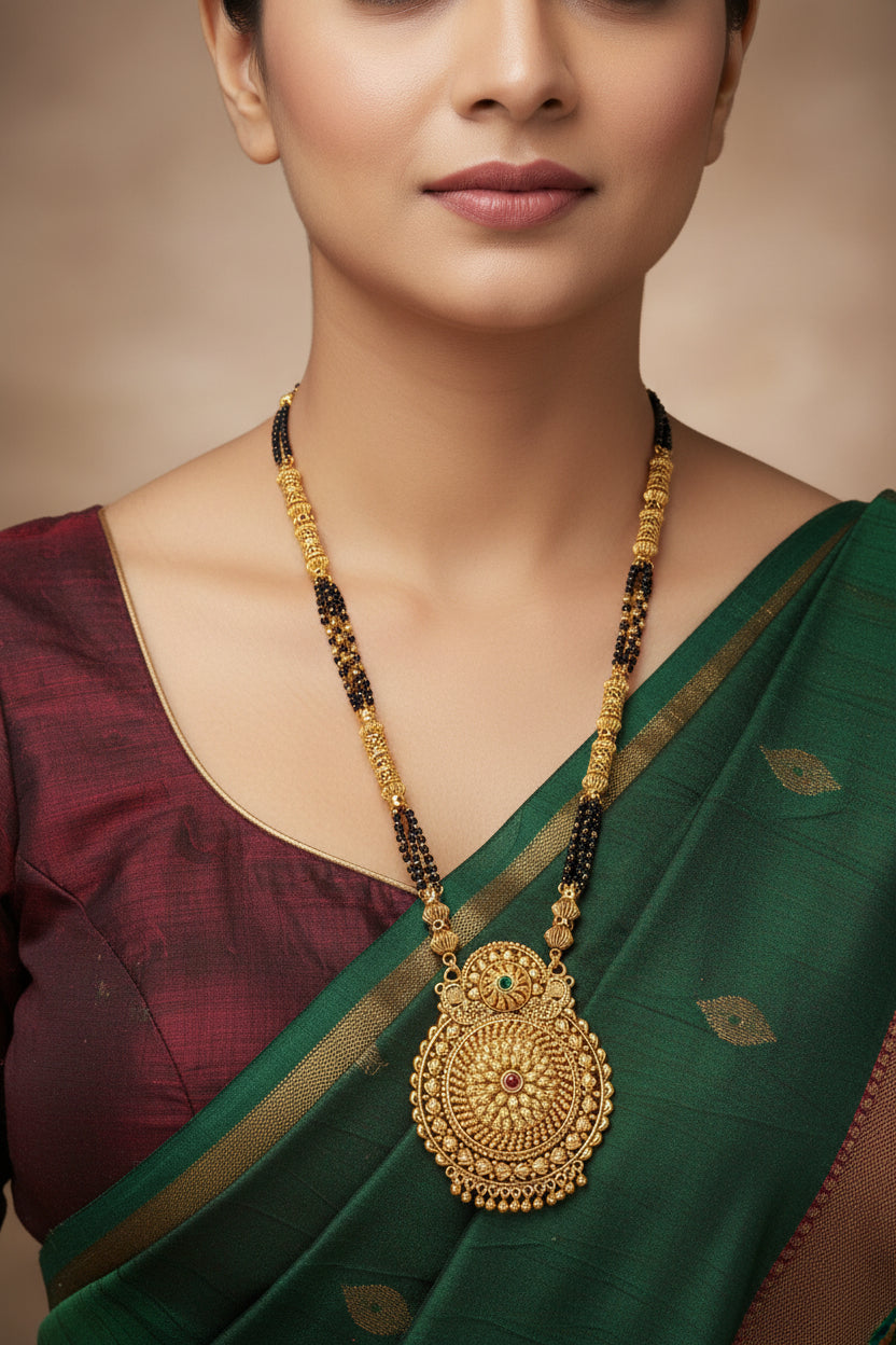Geru Mate mangalsutra