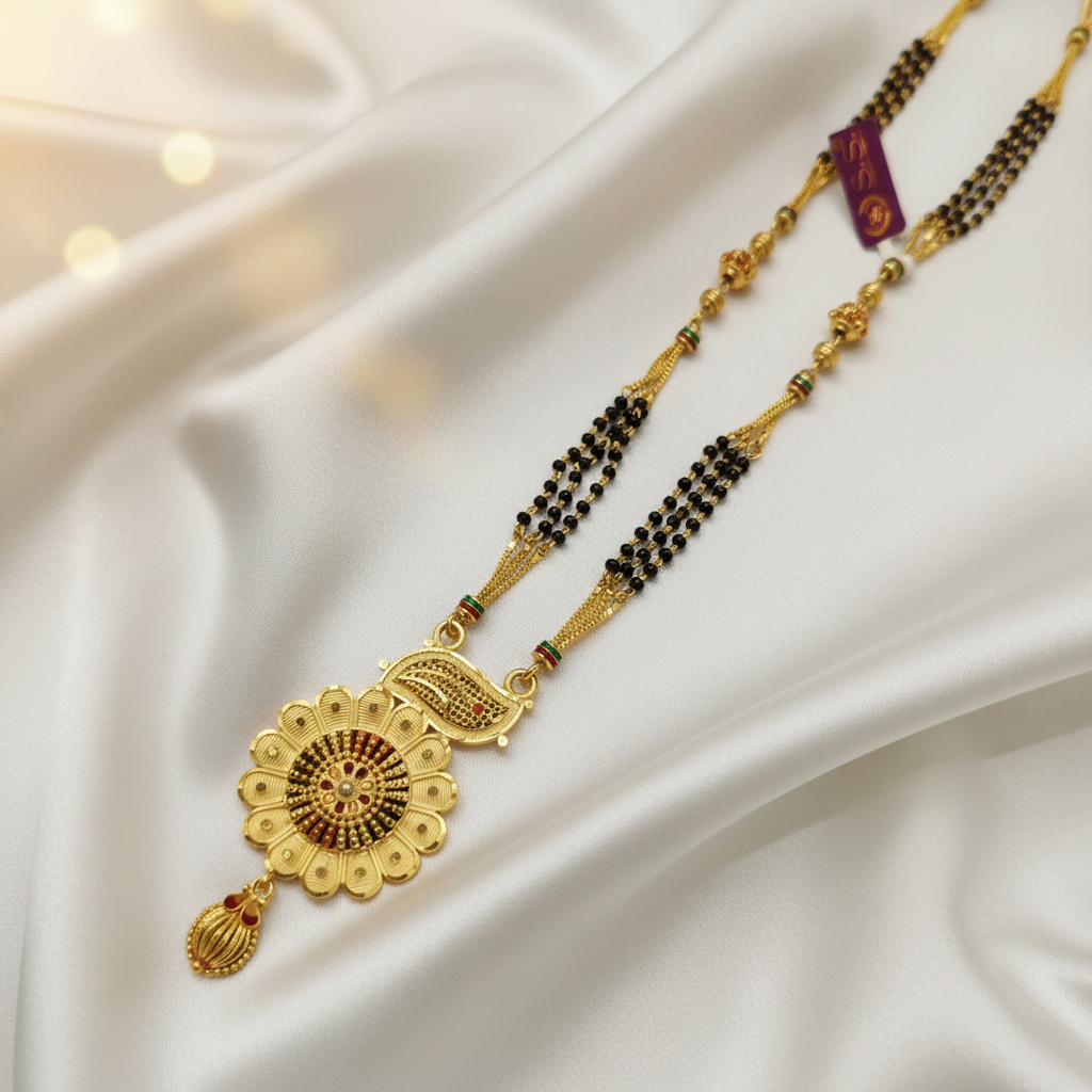 Forming fancy mangalsutra