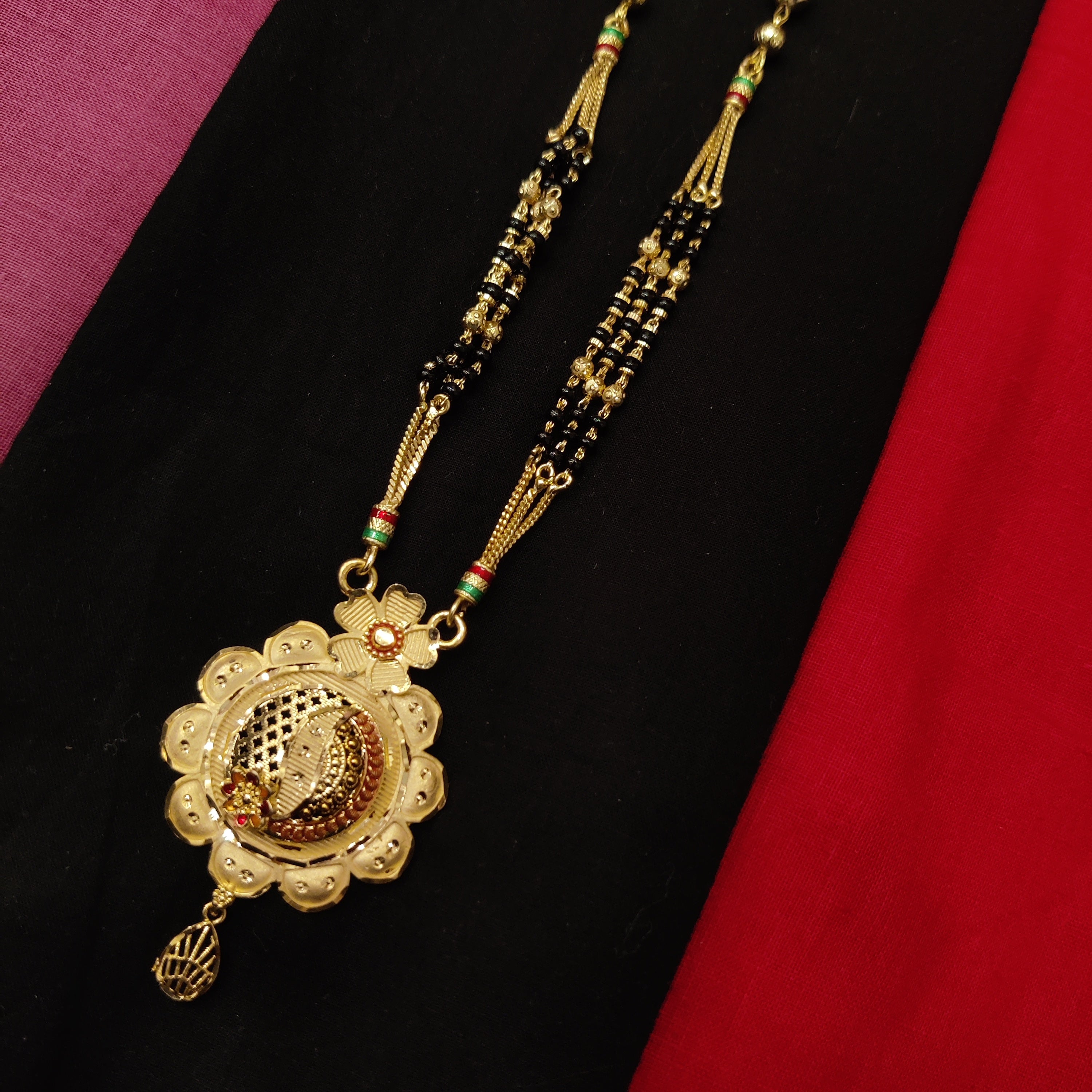 Forming fancy mangalsutra