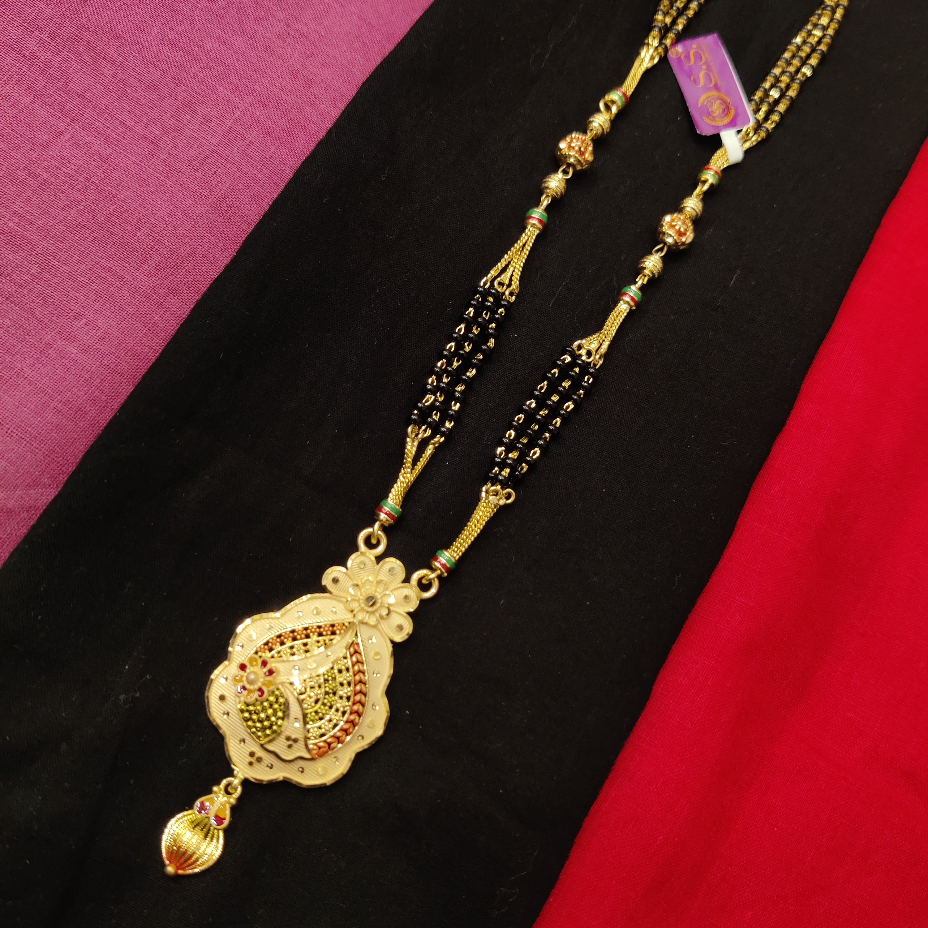 Forming fancy mangalsutra