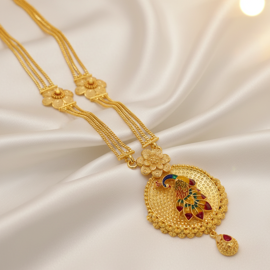 Forming fancy mangalsutra