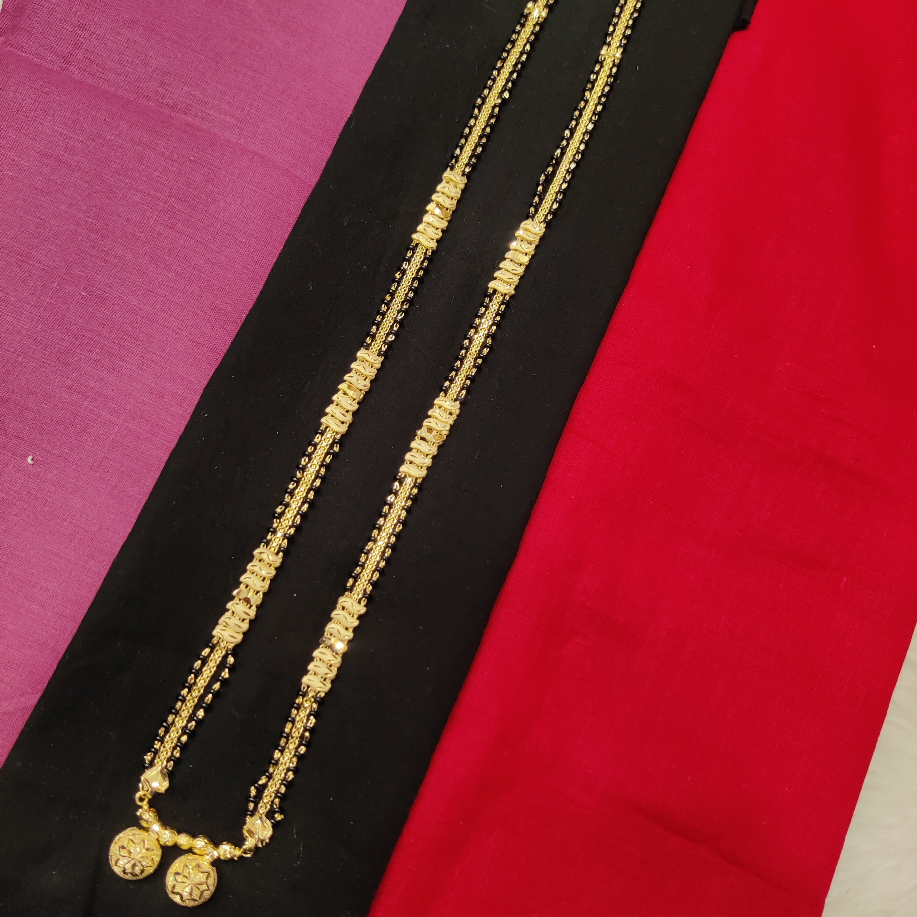 Forming fancy mangalsutra